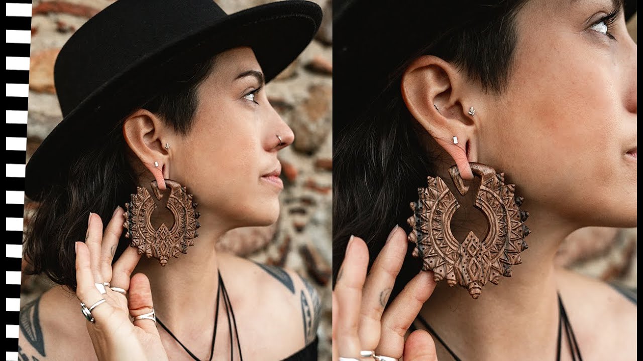 Деревянные грузики для ушей с помпонами | UrbanBodyJewelry.com