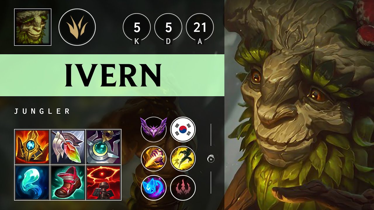 Ivern Jungle vs Lee Sin: Shield Maker - KR Master Patch 14.23
