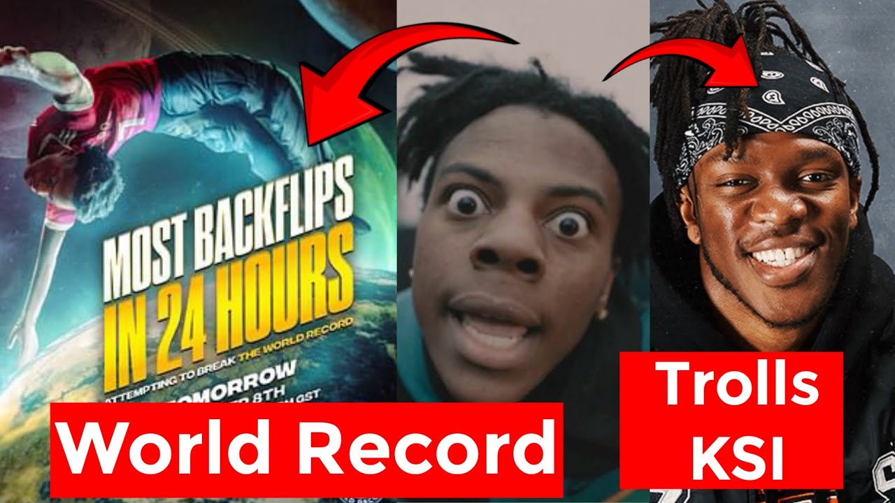 ishowspeed trolled KSI and going to create world record!!!