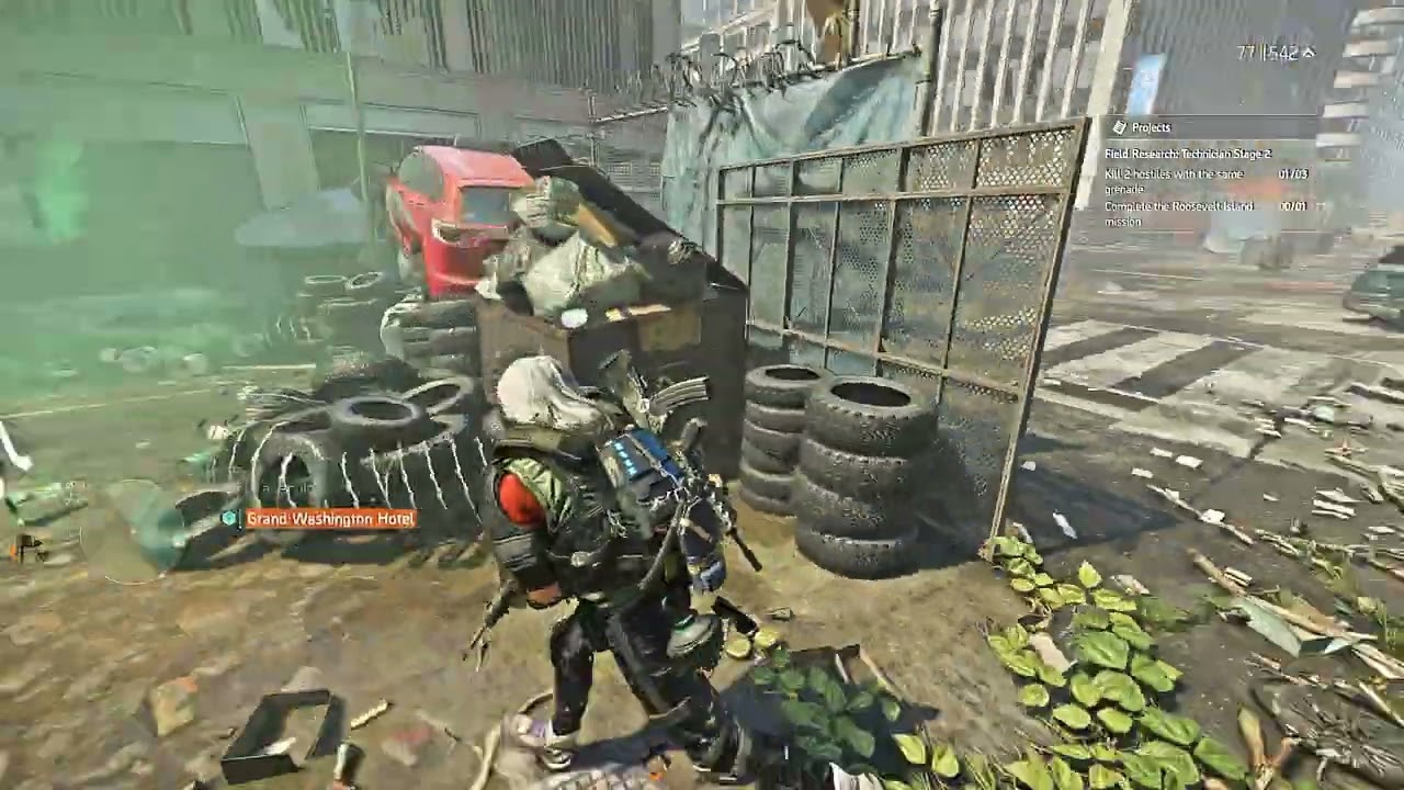 division 2 technician stage 2 kill 2 hosties with the same grenade