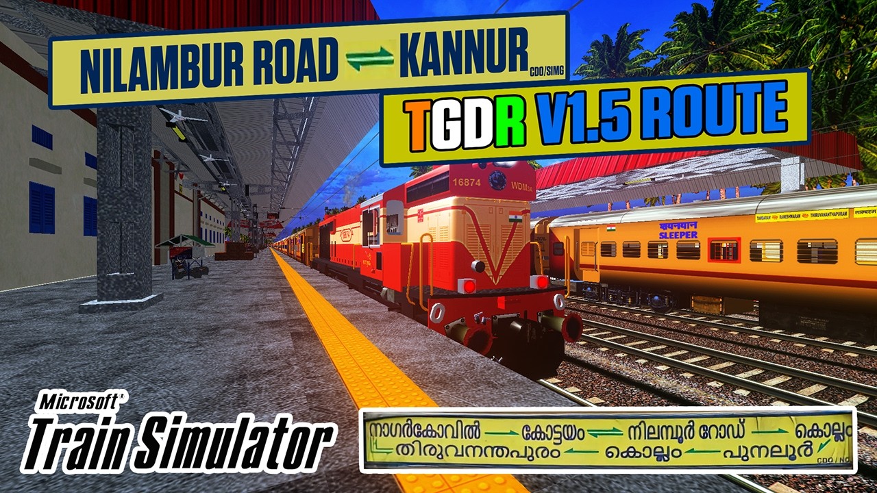 LIVE 🔴 16325/Nilambur Road - Kottayam Express MSTS | Journey From Nilambur in MSTS/OR. | TGDR V1.5 |