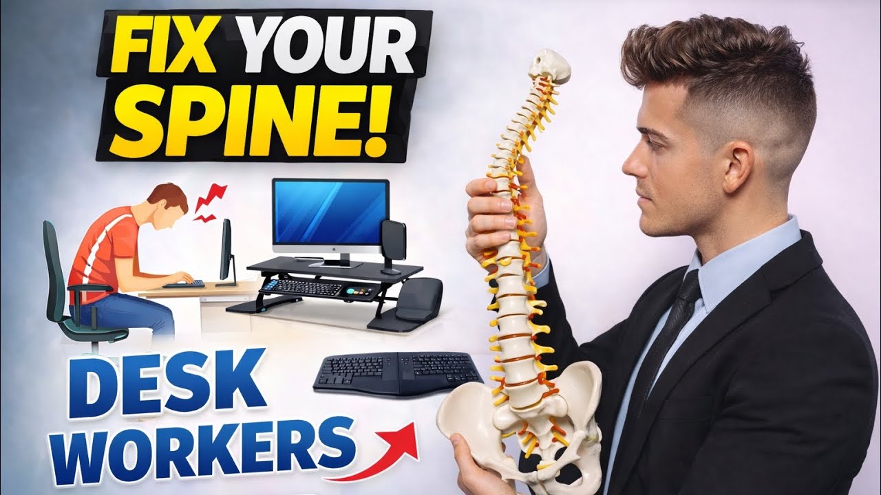 How to Fix Desk Job Back & Neck Pain (Chiropractor Explains)