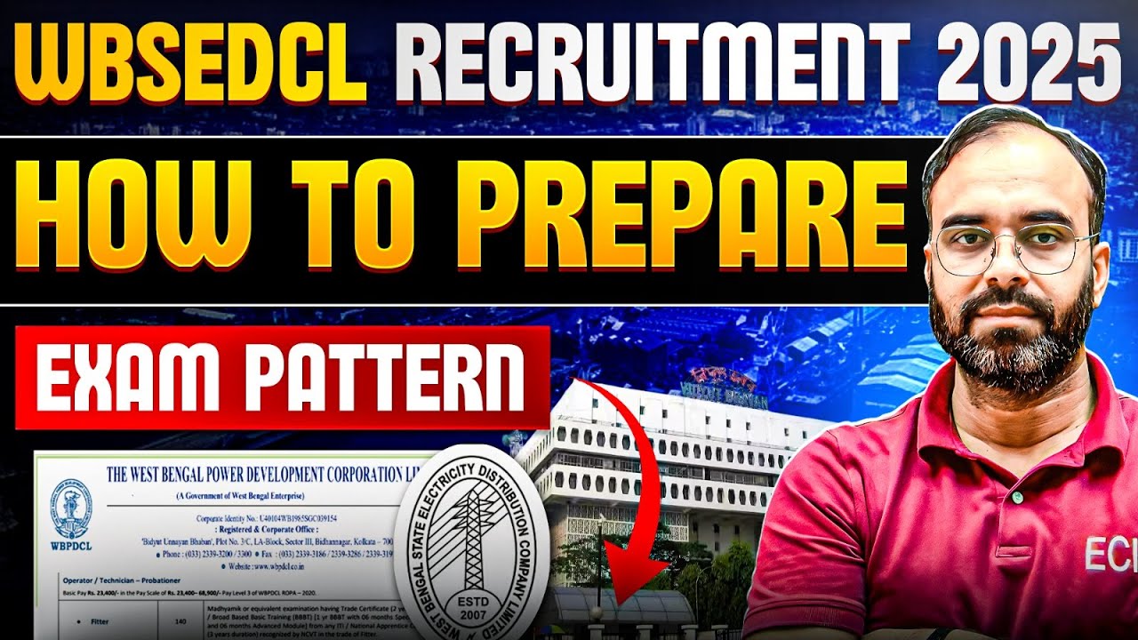 WBSEDCL JE 2025 | HOW TO PREPARE | BIG ANNOUNCEMENT🔥 | #electrical #sureshsir