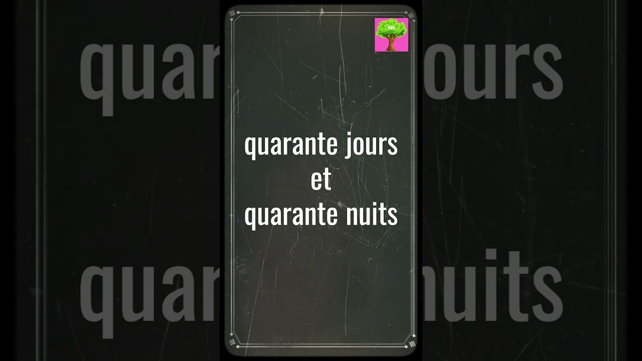 L'ob&eacute;issance de quarante jours et quarante nuits #french #shorts #abba  #bible #paix