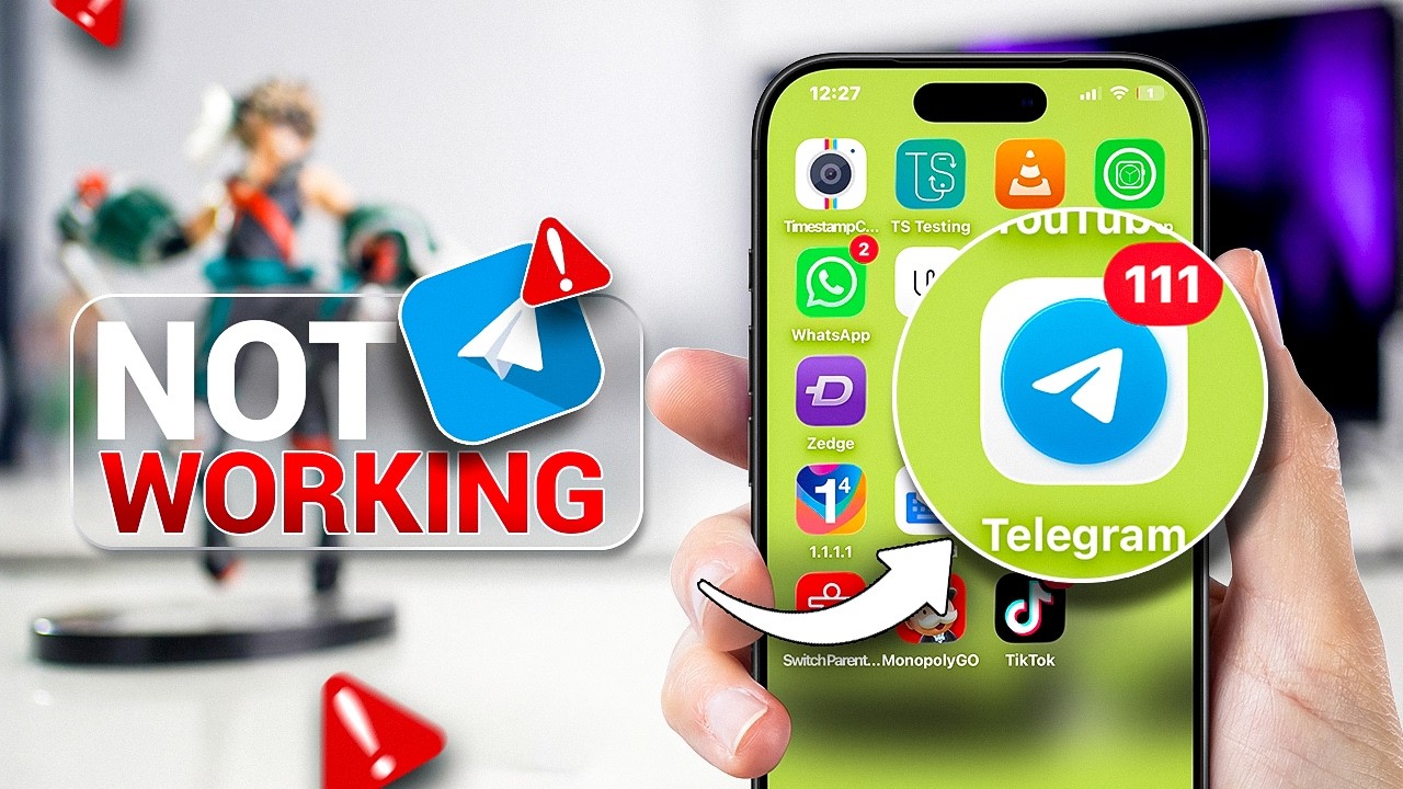 How To FIX Telegram Not Working On iPhone | Telegram App Not Opening