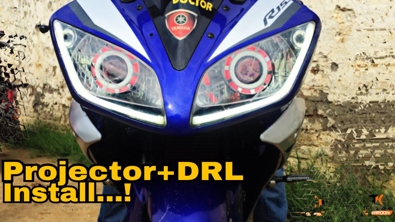 How To Install Headlight Projector in R15 || Technokhan || must Watch