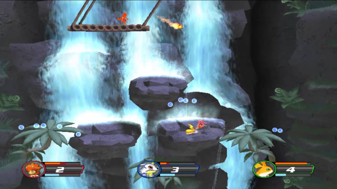 Digimon Rumble Arena 2 - Flamemon Gameplay!