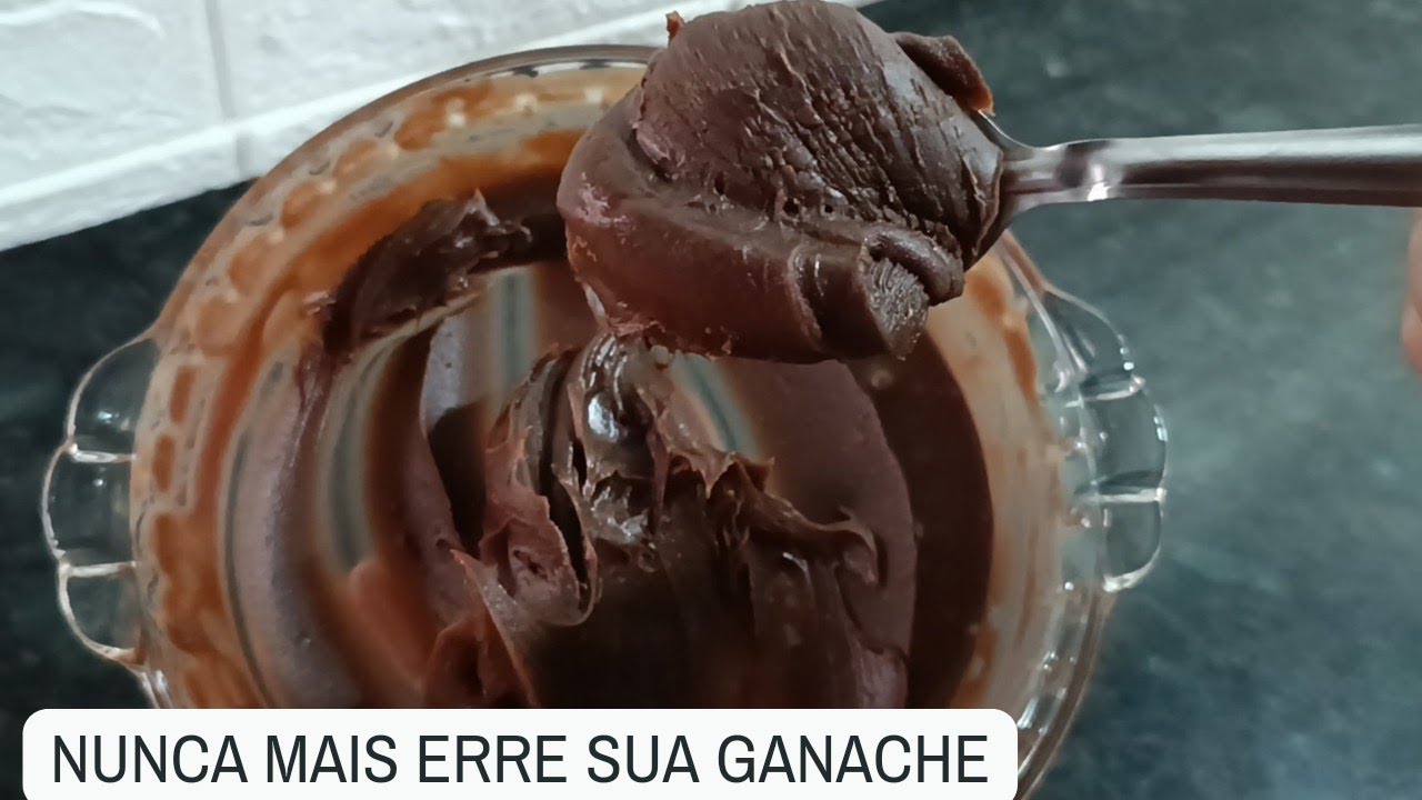 Ganache perfeita com dicas chocolate fracionado