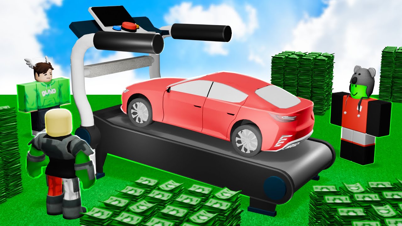 TRÄNAR våra bilar med OÄNDLIG Robux! Feat. Duno & Danne!