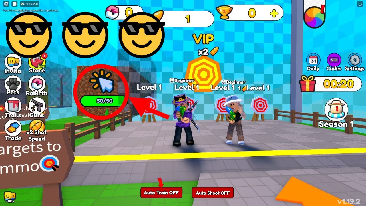 Roblox Shoot Wall Simulator (Eesti keeles)