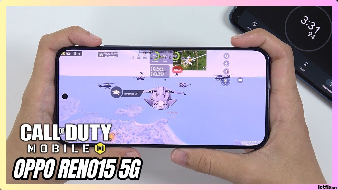 OPPO Reno 15 5G Call of Duty Mobile CODM Gaming Test | Snapdragon 7 Gen 4 | 120Hz AMOLED