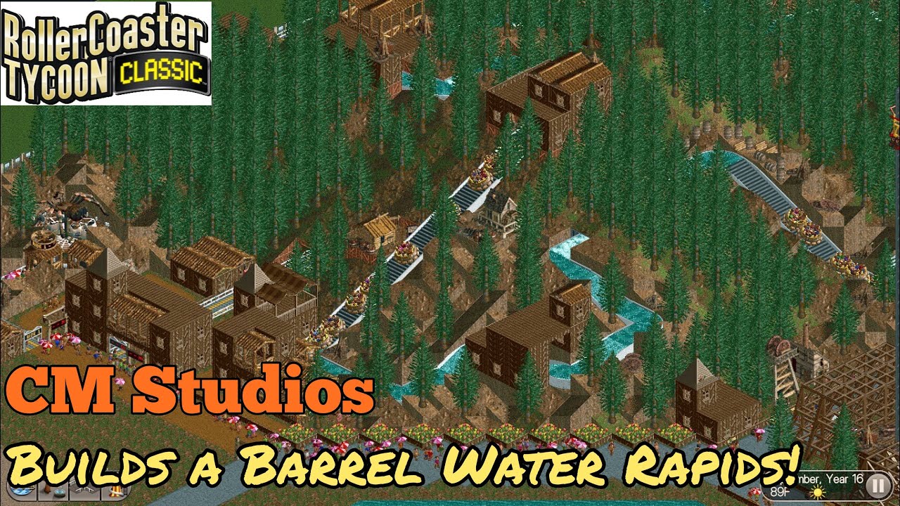 Советы и рекомендации по игре RCT Classic Sandbox | Эпизод 9 | Строительство речных порогов