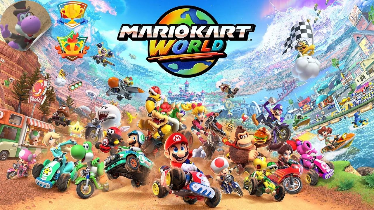 Yoshi Kart World // Full Game 100% Walkthrough (Grand Prix & Knockout Tour - 150cc)