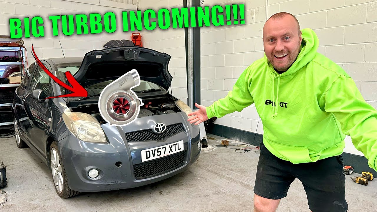 ДЕШЕВЫЙ TOYOTA YARIS SR MK2 1.8 130 фунтов стерлингов TURBO CONVERSE (PT3)