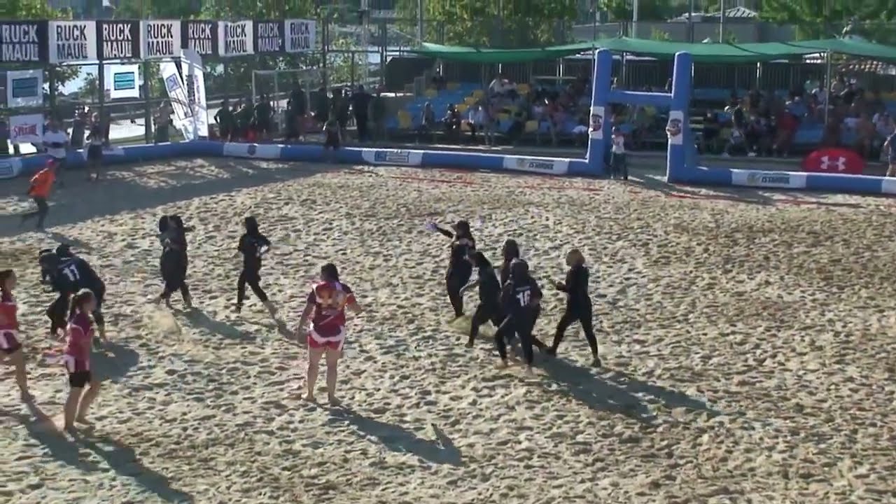 5th Int Women's Beach Rugby League 3rd Place Playoff YouTab Iran 3-2 Red Star Serbia August 2021