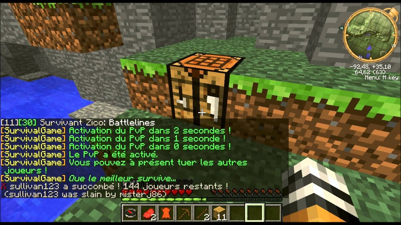 [MINECRAFT] Survival game online #1- Alexusdu44 et Adrien57