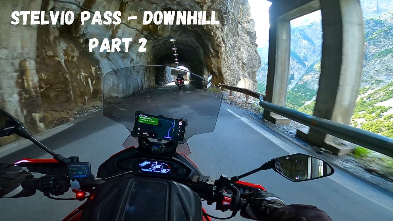 Descending the Stelvio Pass - Part 2 - Yamaha Tracer 7 Quickshifter