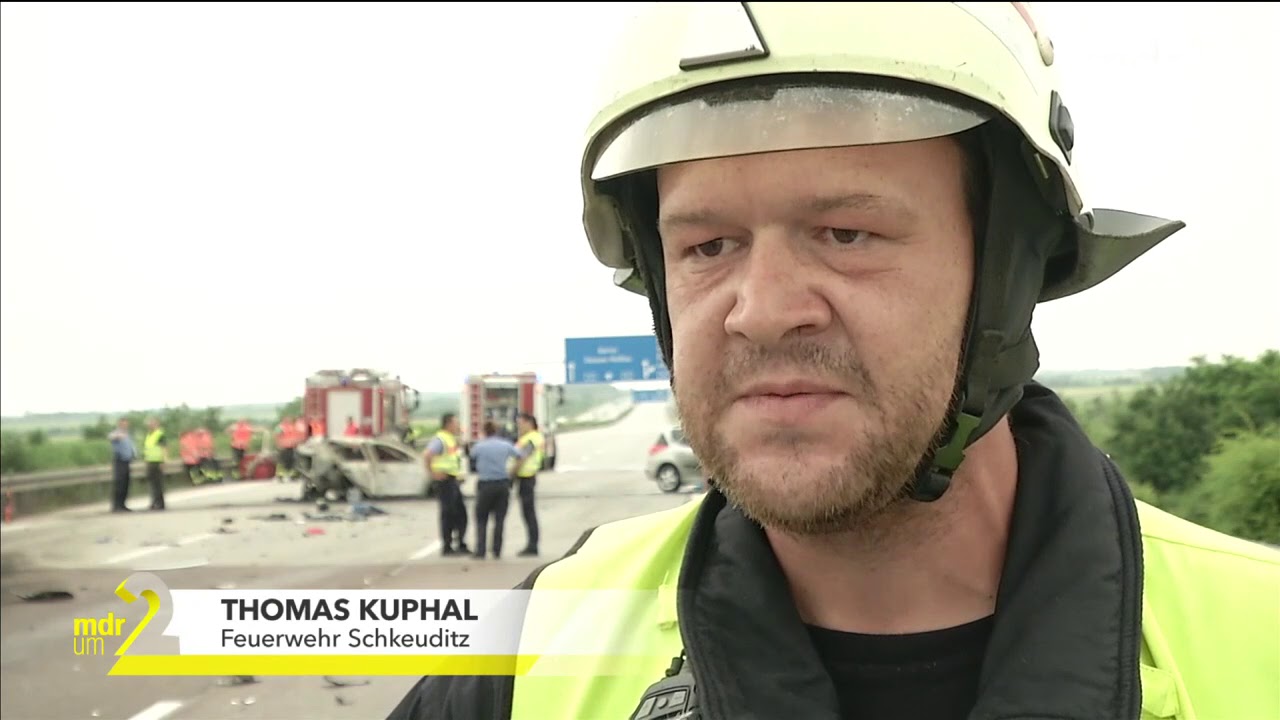 Feuerwehr Schkeuditz | Schwerer Unfall auf A9 am 10.06.2018 | Bericht MDR um zwei