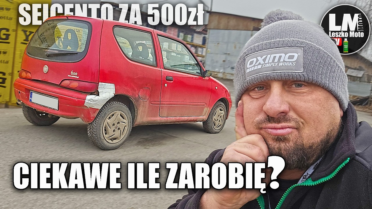 Jak handlować autami? Kupiłem tanio Seicento i zarobię majątek !!