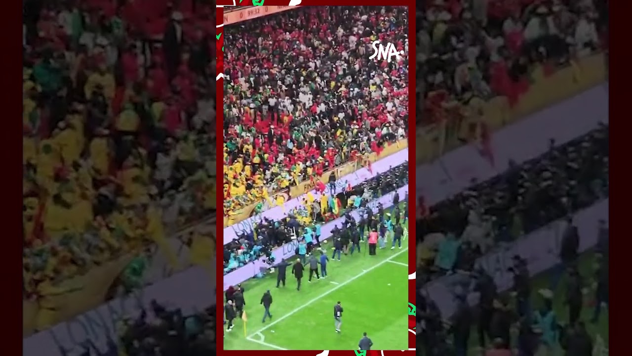 🇸🇳🆚🇲🇦Des &eacute;chauffour&eacute;es ont &eacute;clat&eacute; entre supporters s&eacute;n&eacute;galais et les stadiers.
