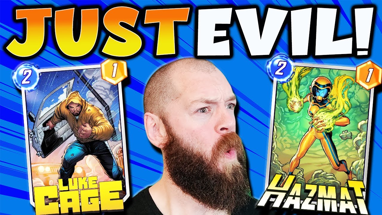 This Deck Is Just Evil! Bonkers Luke Cage and Hazmat Combo - Marvel Snap