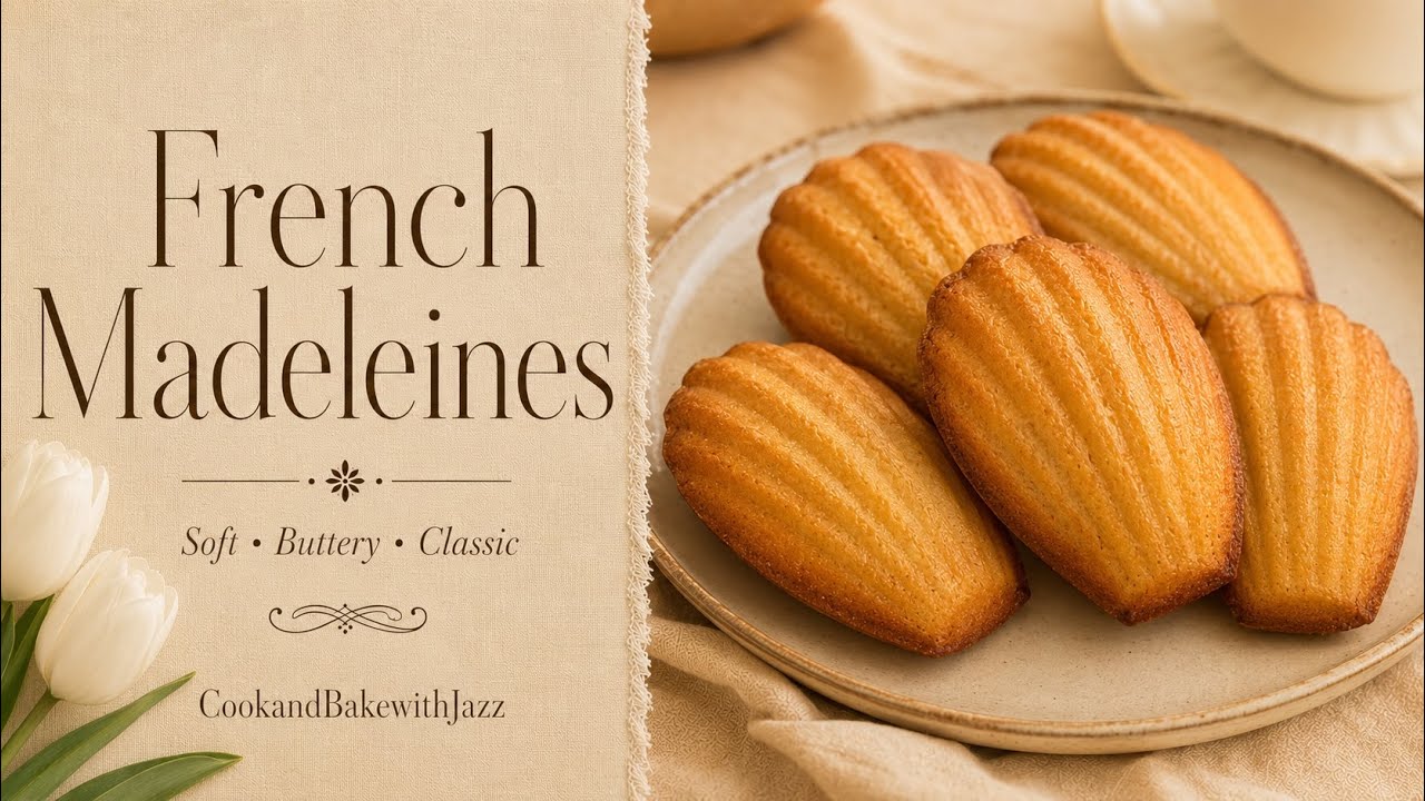 The Perfect French Madeleines (Light & Buttery!)
