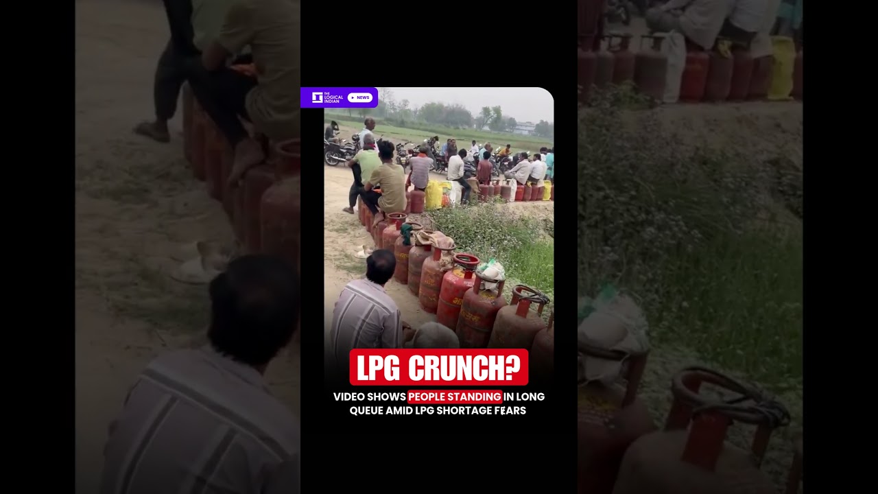 Video shows people standing in long queue amid LPG shortage fɆars