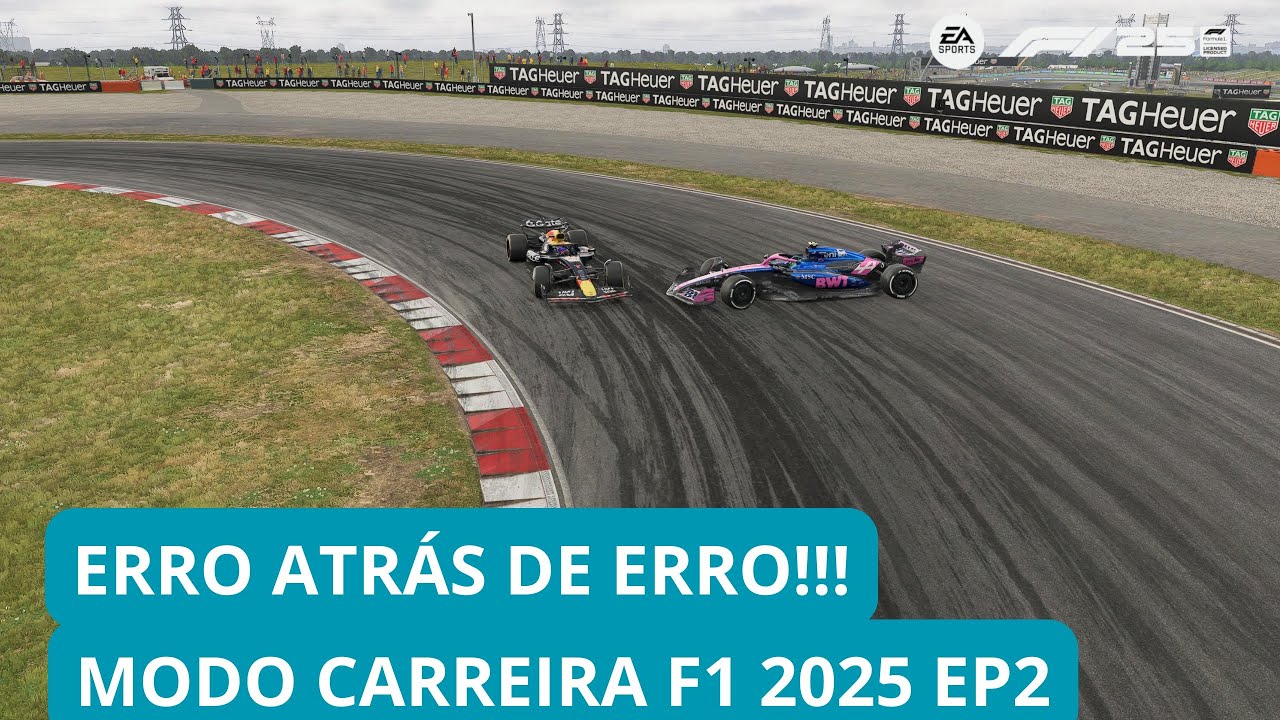 SEGUNDO DESAFIO NA CARREIRA! Pressão aumentando no F1 25 🔥🏎️