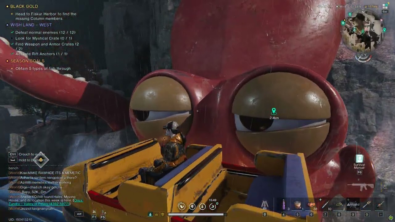 Once Human Wish Land West Mystical Crate location