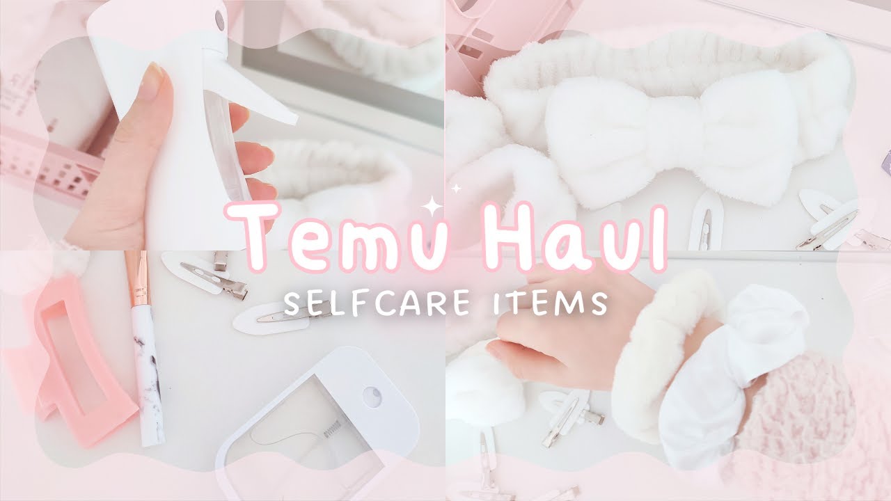 Temu Haul | Selfcare Items unboxing ₊˚⊹ ᰔ