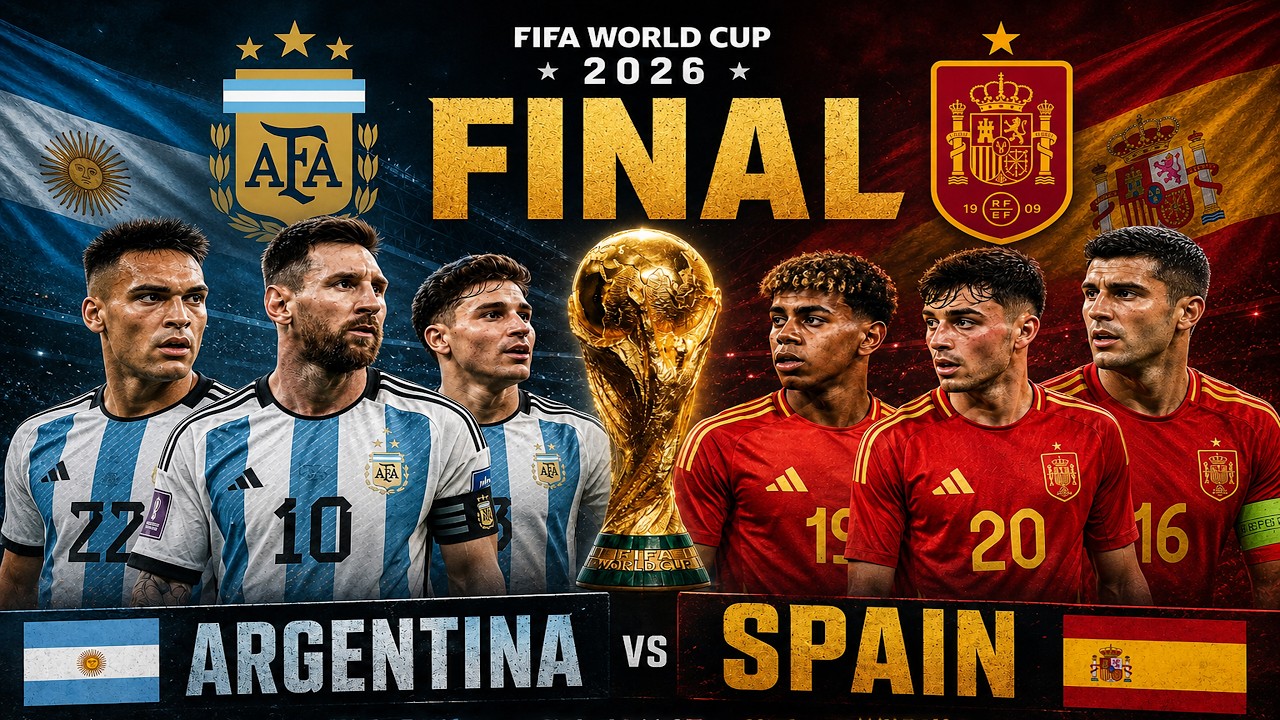 ESP vs ARG LIVE | FIFA World Cup 2026 Final LIVE From MetLife Stadium | Messi vs Yamal