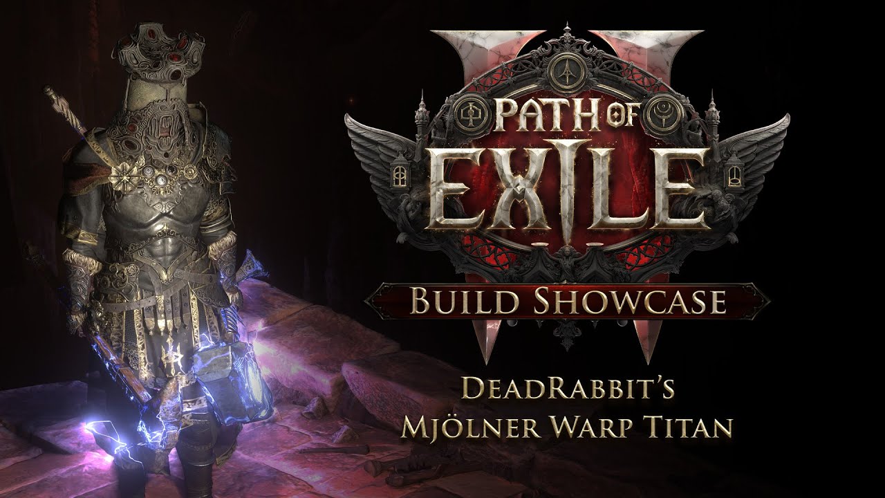 Демонстрация билдов Path of Exile 2 - Титан с Грозовым переходом и Мьёльниром от DeadRabbit