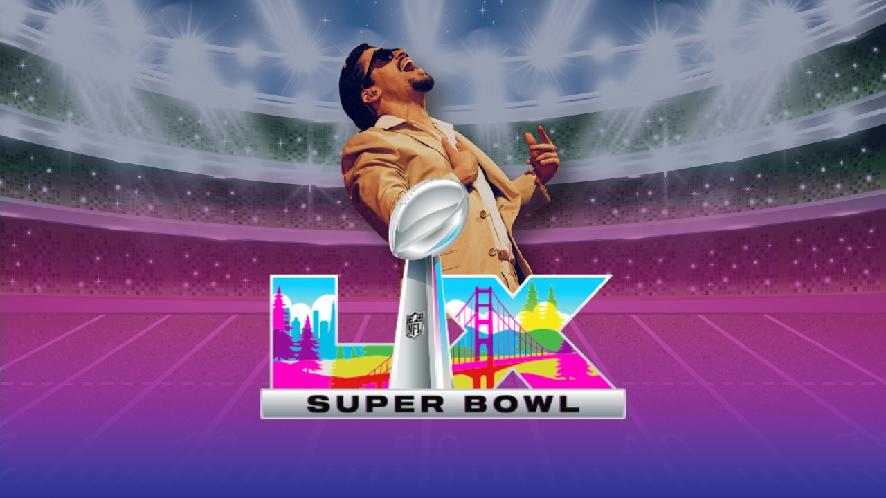 Bad Bunny en presentación oficial sobre el Halftime Show en el Super Bowl