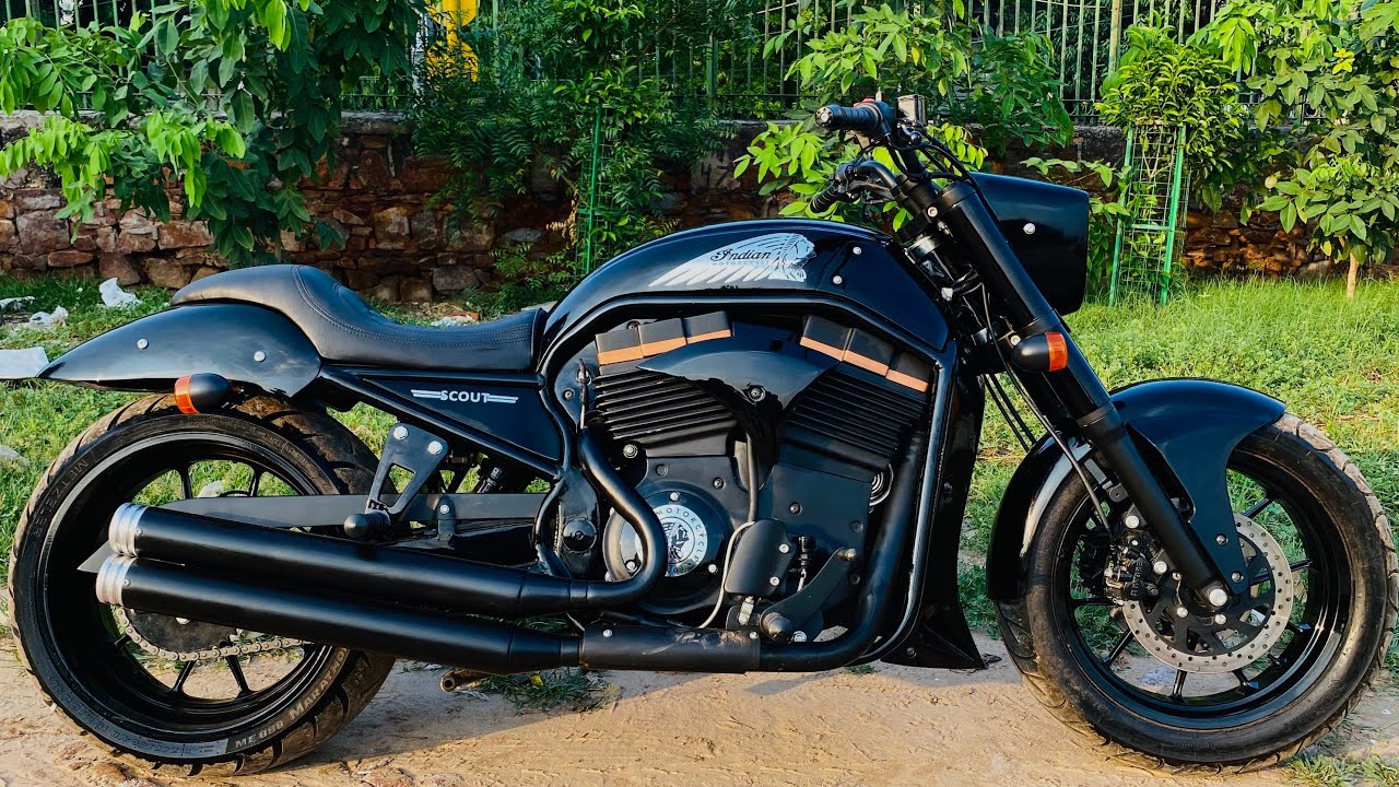 Royal Enfield modification - Into Harley Davidson 🔥 | V- ROD | Vampvideo |