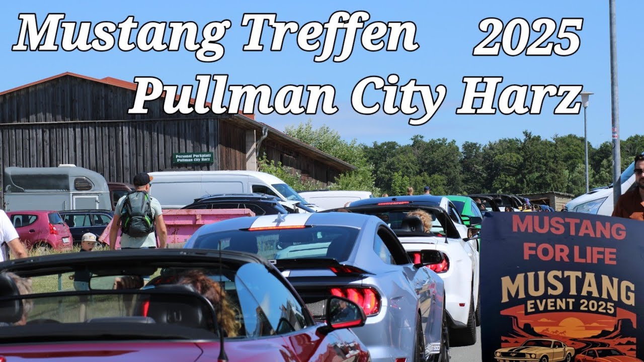 Mustang Treffen 2025 in Pullman City im Harz @UsBikerTV #Mustang #v8power