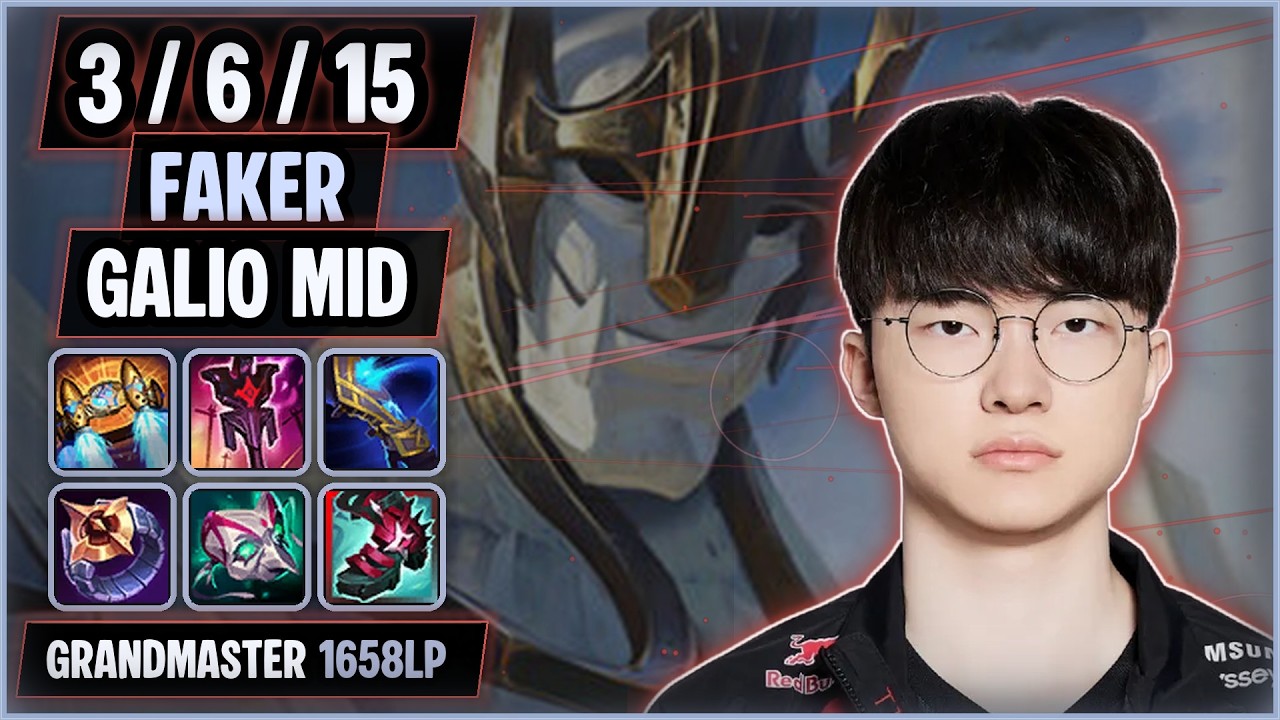 Faker Galio MID vs Renekton | T1 SoloQ Replay