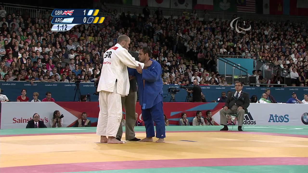Judo - GBR vs ARG - Men -90 kg Semi Final - London 2012 Paralympic Games