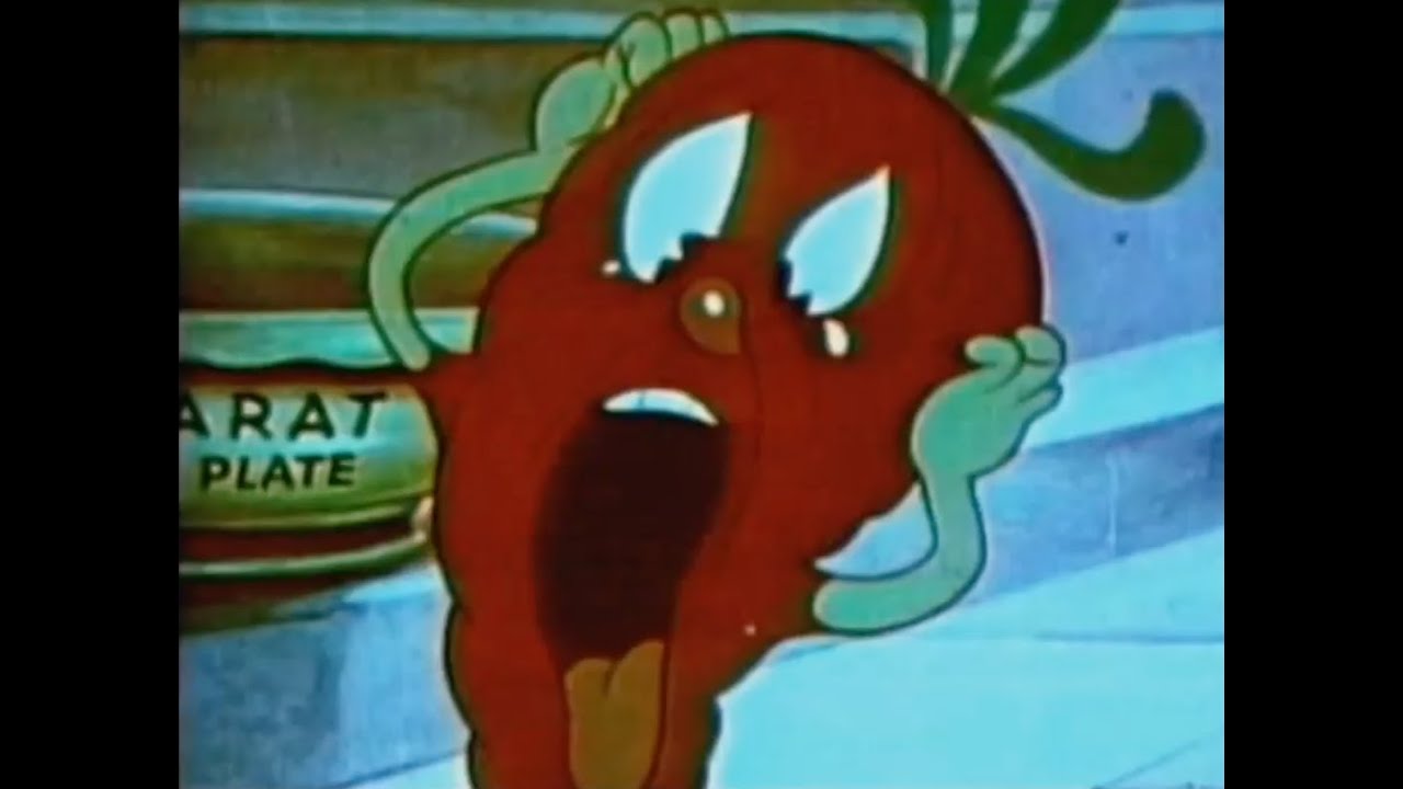 The Fresh Vegetable Mystery (1939)-Color Classic- Fleischer Brothers