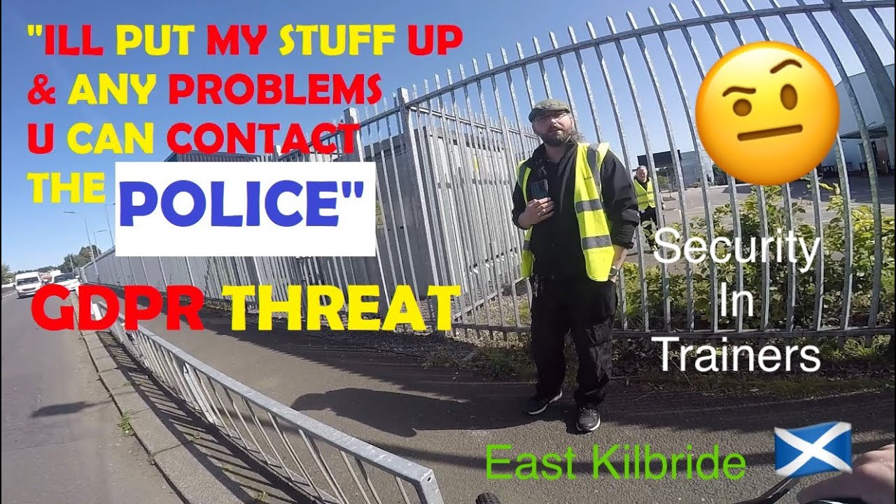 Staff says he will upload footage he Recorded on Phone GDPR Threat - East Kilbride Part A