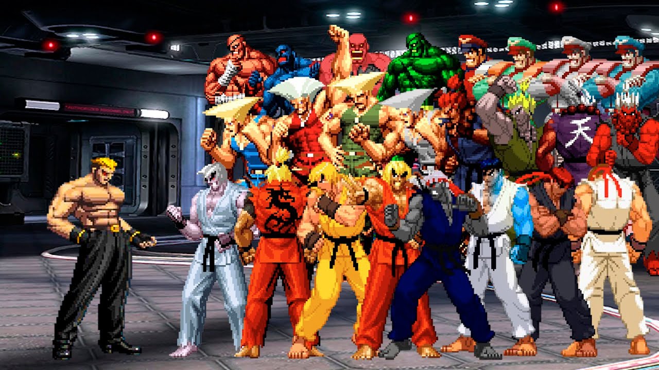 Ryuji Vs Super Street fighter Team Mugen