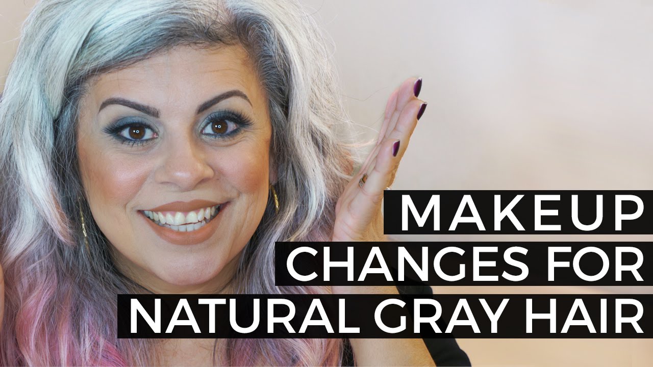 Natural Gray Hair and Makeup Changes | Maryam Remias