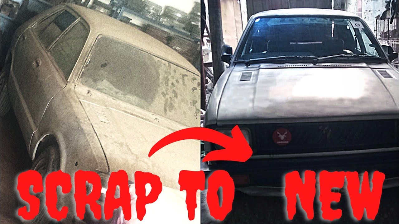 Building MY Old Scraped  Car Into New  - Daihatsu Charade 1982  - By Kamran Ajmal