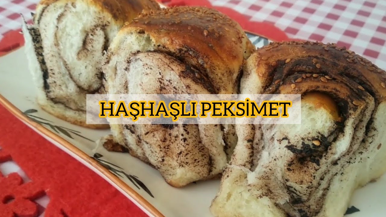 Siyah Haşhaşlı Yumuşacık  Peksimet Tarifi 🔥🤩 | SİYAH HAŞAŞLI PEKSİMET NASIL YAPILIR 🌼👩‍🍳
