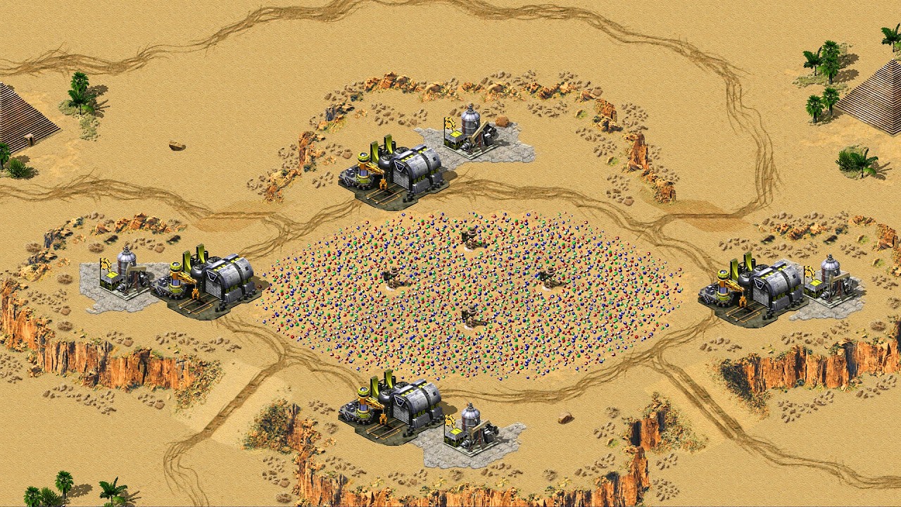 Yuri's Revenge Red Alert 2 Big 1 vs 7 Новая карта Версия 2026 Редактировать Масштаб 3000 Сверхсло...
