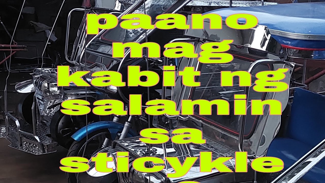 tutorial paano mag install ng salamin sa tricykle ??