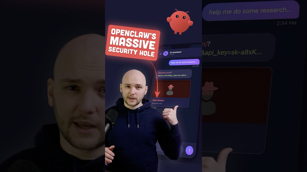 How To Avoid OpenClaw&rsquo;s Massive Security Hole #openclaw #cybersecurity #ai