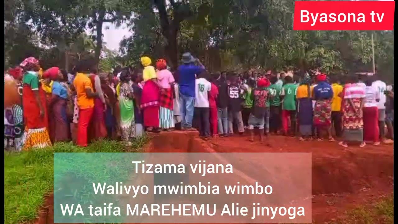 TIZAMA VIJANA WALIVYO MWIMBIA WIMBO WA TAHIFA MAREMU ALIE JINYOGA MDA WA KWENYA MALALONI