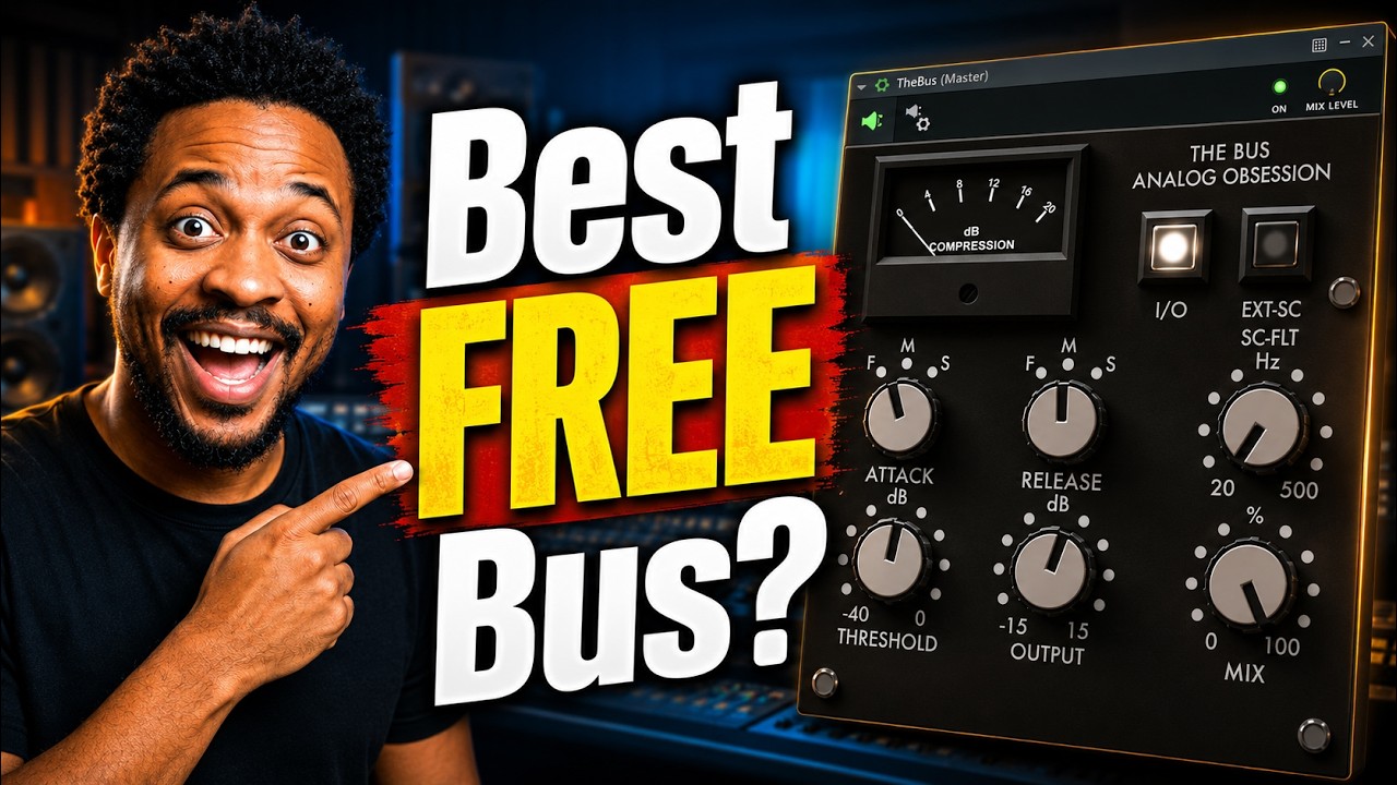 Лучший бесплатный шинный компрессор? Обзор плагина Thebus от Analog Obsession 2026