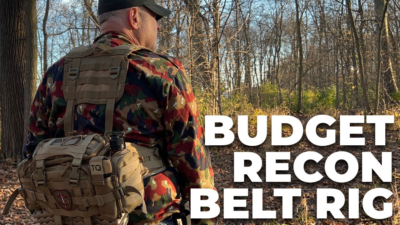 Budget Recon Belt Rig for Scouting and Survival - LBE