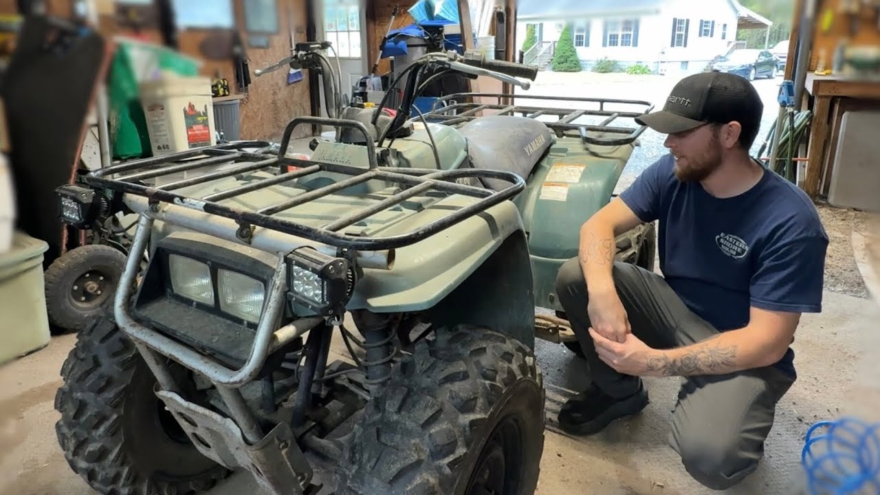 Этот Yamaha Timberwolf 250 1996 года выпуска получает столь необходимое техническое обслуживание